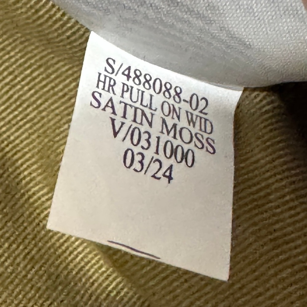 Old Navy Women's Satin Moss Cargo Pants Elastic Waist Wide Leg Size S‎ - Picture 8 of 9